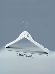 Bride Hanger, Wedding Hanger, Personalized Hanger, Wedding Dress Hanger, Wooden Hanger, Mrs Hanger, Name Hanger,Personalized Wooden Bridesmaid Hangers With Name,Wedding Dress Hanger,Hanger For Bridal Party,Engraved Hanger,Bridesmaid Gift,Gift For Her,Home Harmony,Chic Design ,Forever Love - White - View 15