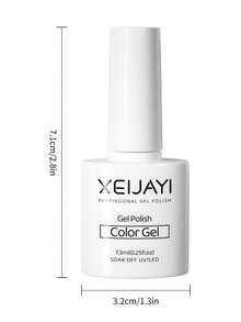 XEIJAYI 5件組/套 7.3ml 冰透免洗凝膠指甲油，適合所有季節 - 彩色 - 查看 8