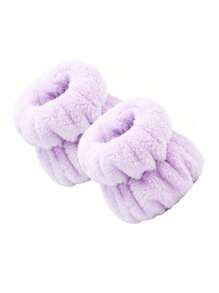 4pcs Luxury Microfiber Spa Headband And Wristband Set, Face Washing Headband, Makeup Headband, Skin Care Headband, Velvet Fluffy Sponge Headband, Soft Absorbent Terry Cloth Fabric Bubble Fluffy Hairband For Skin Care, Makeup Removal, Shower, Suitable For Women And Girls
