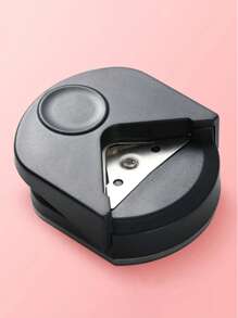 1pc Multi-Color Corner Cutter: Perfect Corner Rounder For Photos And Cards, DIY Corner Cutting Tool With R4 Radius - Corner Rounding Tool For Crafts, Photos, Paper And Cards - Square And Pointed Round Edge Trimmer - School And Office Supplies