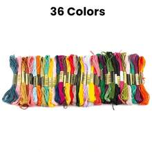 447 Pcs Cross Stitch Fixed Color Embroidery Line Hand-Woven Embroidery Line DIY Color Embroidery Line Color Random Set - Multicolor - View 15
