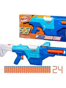 Istola Shadow Storm Dart Launcher 6 In 1 - Blue and White - View 3