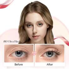Wosado Soft Magnetic Eyelashes All-In-One Box, Reusable, Glue-, Waterproof, Lightweight, Natural Style Makeup Cosmetic - #14 Frost Black All-in-one - View 3