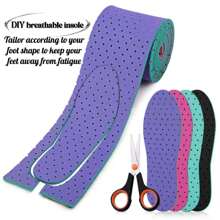 Self-Cut Insole, Soft And Comfortable Sports Shock-Absorbing Insole
