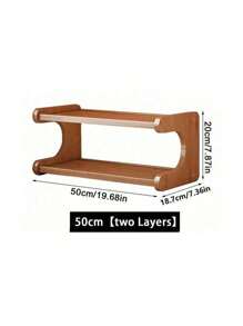 1pc Multi-Layer Desktop Storage Organizer Rack Cup Holder Organizer Rack Retro Creative Practical Office Dining Table Decor Student Dorm Office Supplies Home Rental Furniture