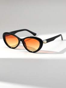 1 Paar Damen Katzenaugen-Leoparden-Muster Vintage vielseitige Straßenmode Modebrillen für Sommer Strand Urlaub, Outdoor, Reisen