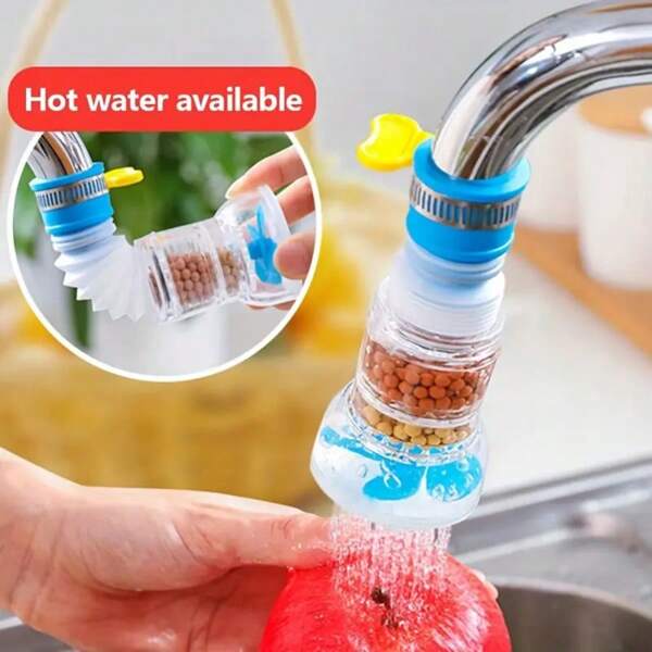 3PCS Kitchen Faucet Extender Set With Splash Guard And Foaming Maker - Durable Plastic Material, Easy Installation, High Efficient Water Flow, Anti-Splash, Pressure Boosting, Clear Storage, Sturdy Structure