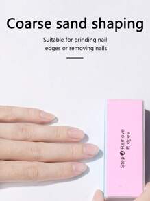 1pc Professional 4 Step Polishing Blocks Multi-Purpose Sponge Nail Polisher Color Polishing Blocks Professional Nail Tools Shiny Nail Polishing Files Manicure Pedicure Nail Care Nail Art 320/600/800/4000 Grit For Polishing Shiny