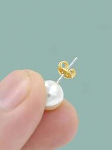 100 pezzi Di Fermagli E Fermi Per Orecchini In Acciaio Inox Dorato Accessori Fai-Da-Te Per Gioielli