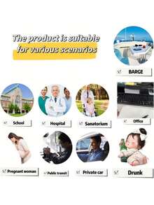 1~60 túi nôn dùng một lần, túi nôn 1000ml, túi nôn ốm nghén, túi nôn dùng một lần, vật dụng thiết yếu cho túi bệnh viện của phụ nữ mang thai, giảm ốm nghén, giảm ốm nghén cho phụ nữ mang thai, túi chống buồn nôn cầm tay cho phụ nữ mang thai, túi nôn thiết kế chống rò rỉ, phù hợp cho ô tô và du lịch - Nhiều màu - Xem 10