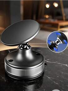 Soporte universal para teléfono con ventosa de succión - Fijación fuerte, rotación de 360°, carga de 7 kg, perfecto para navegación, imanes N52 para estabilidad, ángulo ajustable, diseño compacto, se adapta a teléfonos grandes, uso versátil en automóviles, SUV y camiones, ideal para viajes, compatible con iPhone, teléfonos Android, regalo para cumpleaños, familia, amigos, magnético, accesorios para autos, soporte para teléfono de coche