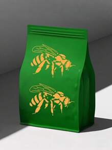 1 Stück wiederverwendbare Malvorlage mit Bienen-Design, Größe A4, geeignet für Insekten, DIY Basteleien, Stoff, Leinwand, Holzwände, Heim- und Möbeldekoration