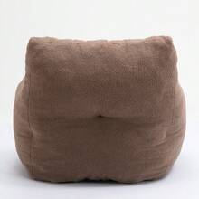 010-Soft Teddy Fabric Tufted Foam Bean Bag Chair With Teddy Fabric Coffee-6320 - Multicolor - View 11