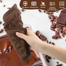 Silicone Chocolate Baton Mold, Used For Chocolate Making, Includes Deep Chocolate Bar Mold