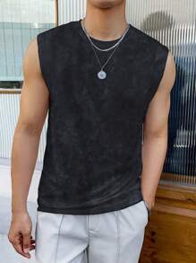 1 pezzo Gilet smanicato da uomo/adolescente, semplice, casual, da sport all'aperto, per primavera/estate