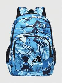 Reinforced Waterproof Large Capacity Bag, College Students Schoolbag, Going Out Computer Backpack, Casual Travel Backpack School Bag For College Bag For School - Blue - View 8