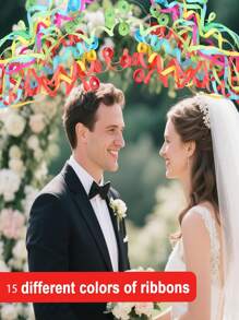 1pc Streamers, Hand-Throw Streamers, Clean And Non-Messy Confetti-Like Paper Flutter Ribbons For Celebrating Birthday, Proposal, Wedding, Graduation Party, Gift (Multi-Color)