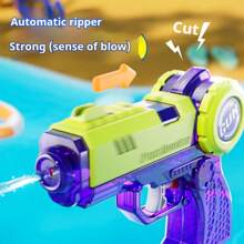 1 pieza Nuevo Juguete de Pistola de Agua con Gatillo para Verano 2025 - Juego Interactivo de Batalla de Agua para Playa Exterior para Niños - Material de ABS - Regalo de Cumpleaños - Regalo de Vacaciones - Regalo de Navidad - Regalo de Halloween - Regalo Perfecto