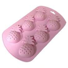 قالب ثلج سيليكون على شكل فاكهة، قالب يدوي على شكل بطيخ وفراولة وشوكولاتة، لاستخدامات الصيف