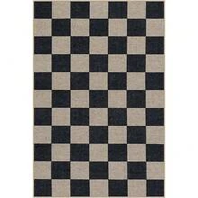 Checkered Easy Jute 3x5 Outdoor Patio Rug, Washable Rugs For Entryway Diamond Indoor Outdoor Living Room Carpet, Farmhouse Neutral Non Slip Black Door Carpet For Backyard Bedroom - 黑色/棋盤格-1 - 查看 7
