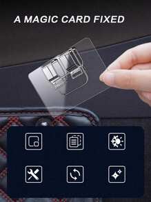 10 Peças Conjunto de Ganchos de Plástico Transparente à Prova d'Água, Clipes Fixadores de Fio - Adequado para Tapete de Carro, Organizador de Banheiro, Luzes de Corda ao Ar Livre, Gerenciamento de Cabos - Resistente a UV, Clipes Autoadesivos Claros - Perfeito para Pendurar Luzes de Natal, Organização de Cabos e Cordas