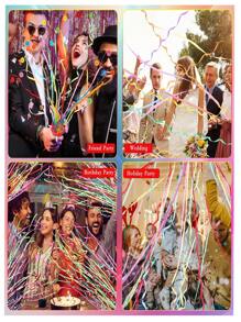 1pc Streamers, Hand-Throw Streamers, Clean And Non-Messy Confetti-Like Paper Flutter Ribbons For Celebrating Birthday, Proposal, Wedding, Graduation Party, Gift (Multi-Color)