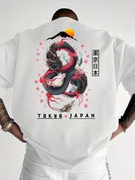 Modieus T-shirt met korte mouwen en losse print voor heren | Prachtig design | Onmisbaar voor de zomer | Makkelijk te combineren, laat je stijl zien