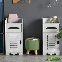 VickyHome Waterproof Bathroom Storage Cabinet Free Standing Cabinet Organizer Unit White - 白色 - 查看 9