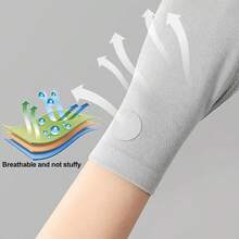 1双男/女防紫外线半指手套，夏季透气指甲友好型触摸屏手套，户外骑行和驾驶防滑防晒手套