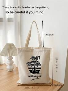 One Piece, Vacation, Seaside, Shoulder Tote Bag, Customized Birthday Gift, Unique, Fashionable, Summer Beach Bag, Daily Commuting, Large Capacity, Foldable, Simple, Exquisite - Multicolor - View 11