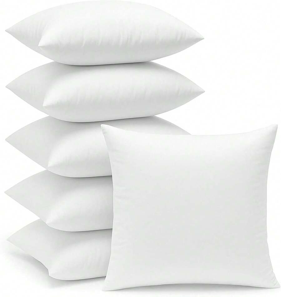 Pack Of 2 Or 4 Units.  Cojines Decorativos , Cojín Acolchado Para El Hogar, Almohadón Relleno De Fibra Hueca, Para El Sofa Or El Coche, En Todos Los Tamaños 30*50 40*40 45*45 40*60 50*50 55*55 60*60 50*70