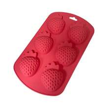 قالب ثلج سيليكون على شكل فاكهة، قالب يدوي على شكل بطيخ وفراولة وشوكولاتة، لاستخدامات الصيف