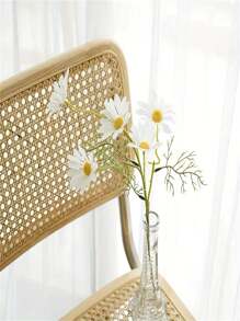 6 bouquets de 30 fleurs blanches simulées - petite marguerite, chrysanthème néerlandais, camomille, bouquet à tenir en main pour la décoration de mariage, photos de bouquet de mariée, décoration de jardin extérieur, accessoires photo, décoration de mariage d'hôtel à la maison, fournitures pour fête d'anniversaire, décoration de chambre, décoration de scène, accessoire de fête DIY, décoration d'automne