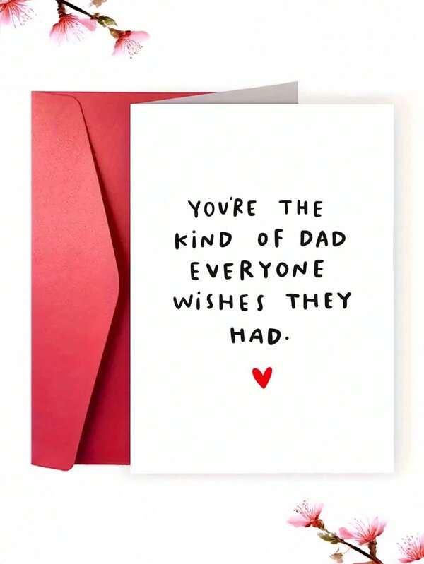 1pc You're The Kind Of Dad That Everyone Wishes They Had - Best Dad Birthday Card - Father's Day Greeting Cards