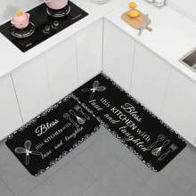 Alfombrilla de absorción de agua de esponja multiusos, alfombra lavable aáquina, antideslizante, absorción de humedad, cocina, baño - 1A1773 - Ver 8