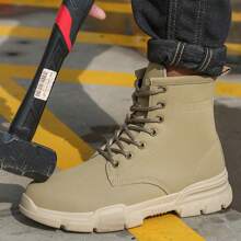 Steel Toe Sneakers For Men Indestructible Work Shoes Lightweight Comfortable Safety Sneakers Slip-Resistant Composite Toe Shoes For Construction