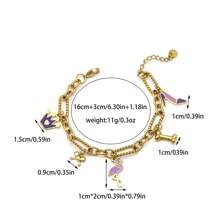 Mazuer 1 pieza Pulsera de charm elegante minimalista y versátil de oro estilo vintage para el verano y la playa, diseño chic para mujeres, regalo para el Día de la Madre, Y2K, Ramadán Eid, Acción de Gracias, Fiesta del Día de la Independencia, uso diario y casual, vacaciones