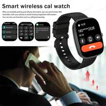 New 1.83" Full Touch Screen HD Smart Watch, Dial/Answer Calls, Step Tracking, Calorie Monitoring, Multiple Sports Modes, Music Control, Remote Camera, Alarm, Message Alerts, Suitable For IOS And Android Smartphones, Perfect Gift For Festivals And Celebrations