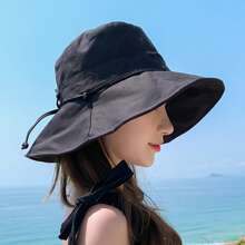 Breathable Cotton Bucket Hat With Adjustable Chin Strap - Fisherman Sun Hat For Outdoor, Summer & Casual Wear (Unisex)