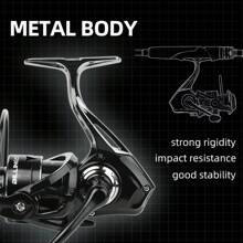 BILLINGS HL Series Metal Spinning Reel,1000-7000 Saltwater Freshwater Spinning Fishing Reel,Max Drag 12KG With Metal Spool,Comfortable Eva Grip,5.2:1 Gear Ratio