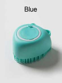 1pc Silicone Pet Bath Brush With Massage Ball - 2 In 1 Bathing And Massage GroomingTool For Dogs And Cats Shampoo - Gentle Silicone Material Pet Care Accessories And Cleans With Built-In Bath Sanitizer For Daily Cleaning Of Pets, Birthday Gifts,