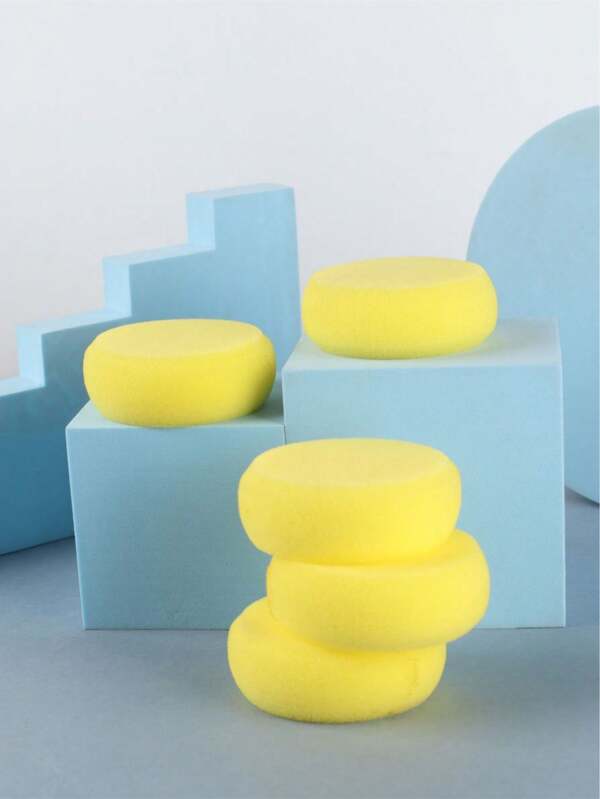 5/10 Pieces Round Painting Sponge, Daily Doodle Tool