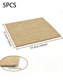 5pcs Animal Premium Ultra-Absorbent Linen Cage Mats For Rabbits, Hamsters & Guinea Pigs, Rabbit Rearing Pad, Liner For Rabbit Hutch, Guinea Pig Cage, Small Animal Cage, Seedling Mat, Cultivation Cloth, Plant Growth Mat, Hydroponic Growth Mat - Multicolor - View 10