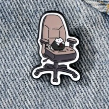The Cat Boss Enamel Brooch Pin Fashion Decorative Brooches Ornaments Lapel Bag Badges Jewelry Gifts 2025 New Style