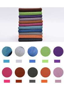 1pc Cooling Towel, Outdoor Sweat-Absorbing Chill Towel, Quick Dry Yoga Chilling Towel With Cooling Fabric - Multicolor - View 5