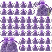 5 pièces Sacs de sachet de lavande pour tiroirs et placards, parfum frais, sacs parfumés pour placards, couleur pourpre, sachets parfumés pour tiroirs et armoires, décoration maison et salle de bain à plante fraîche, sacs parfumés en tissu violet clair/foncé, cadeaux de fête, décoration de vacances, accents maison, sacs refermables à design de plante
