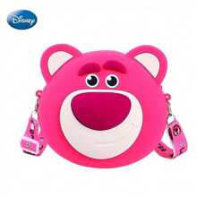 Disney 1PC Disney Officially Licensed Cartoon Cute Alien Losto Shoulder Crossbody Phone Bag Silicone Purse Compact Waterproof Wear-Resistant Storage Bag Foldable Soft Wallets Daily Combinations Can Be Used For Different Occasions A Souvenir Birthday Gift For Friends Family