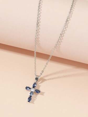 1 Piece Fashion Gothic Style Black And White Skull Cameo Pendant Necklace Best Halloween Accessories Men's Fashion Jewelry