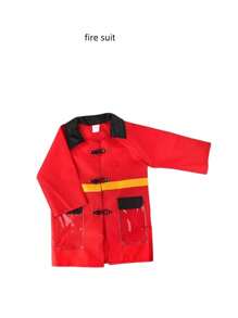 Set antincendio per bambini e bambine, con estintore riempibile d'acqua e attrezzatura da pompiere, tuta antincendio, strumenti antincendio, zaino antincendio, gilet da ingegnere con accessori abbinati. Adatto per uso all'aperto, in casa, per spettacoli teatrali, giochi di ruolo sulla spiaggia e in acqua, feste di Carnevale, costumi e giocattoli