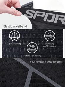 Men's Cycling Shorts, Compression Fitted Shorts, Fashion Design - Underwear Outerwear, Breathable, Suitable For Bicycling, Running, Gym, Sports Riding Gear